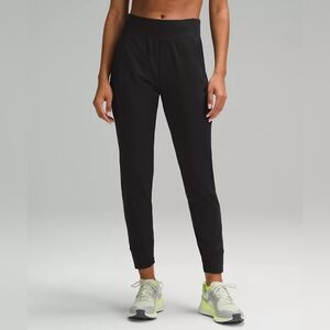 Rulu Run Fleece High-Rise Jogger Full Length in Black from Lululemon